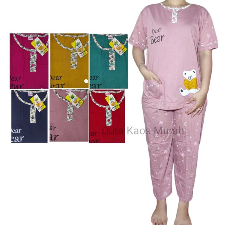 BAJU TIDUR JUMBO MEREK PATRICIA PREMIUM PIYAMA CP JUMBO PATRICIA BAJU TIDUR MURAH