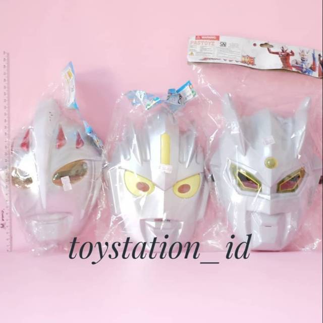 Mainan topeng ultraman ultra man ultra men ultramen zero gaia taro tiga orb mask