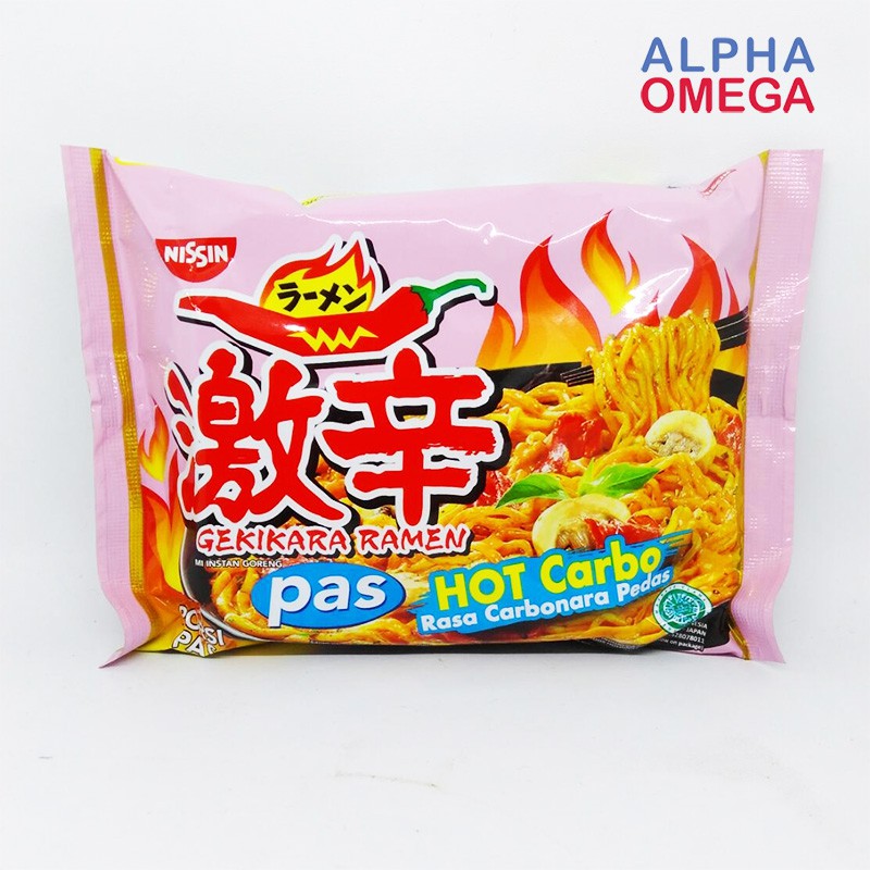 

NISSIN GEKIKARA RAMEN PAS HOT CARBONARA 81 GR - MIE GORENG INSTANT