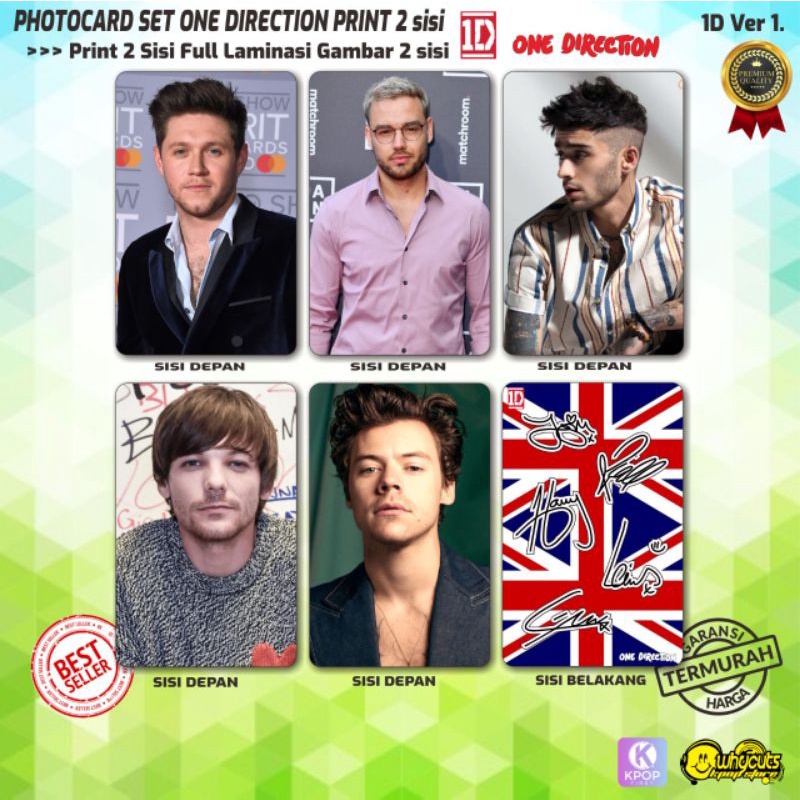 PHOTOCARD SET PREMIUM ONE DIRECTION