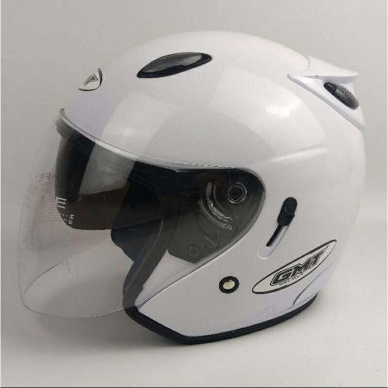 HELM HALF FACE DOUBLE VISOR HELM MOTOR/HELM GMT/HELM MURAH/HELM COWOK CEWEK WANITA PRIA DEWASA SNI ORIGINAL HELM DEWASA HELEM