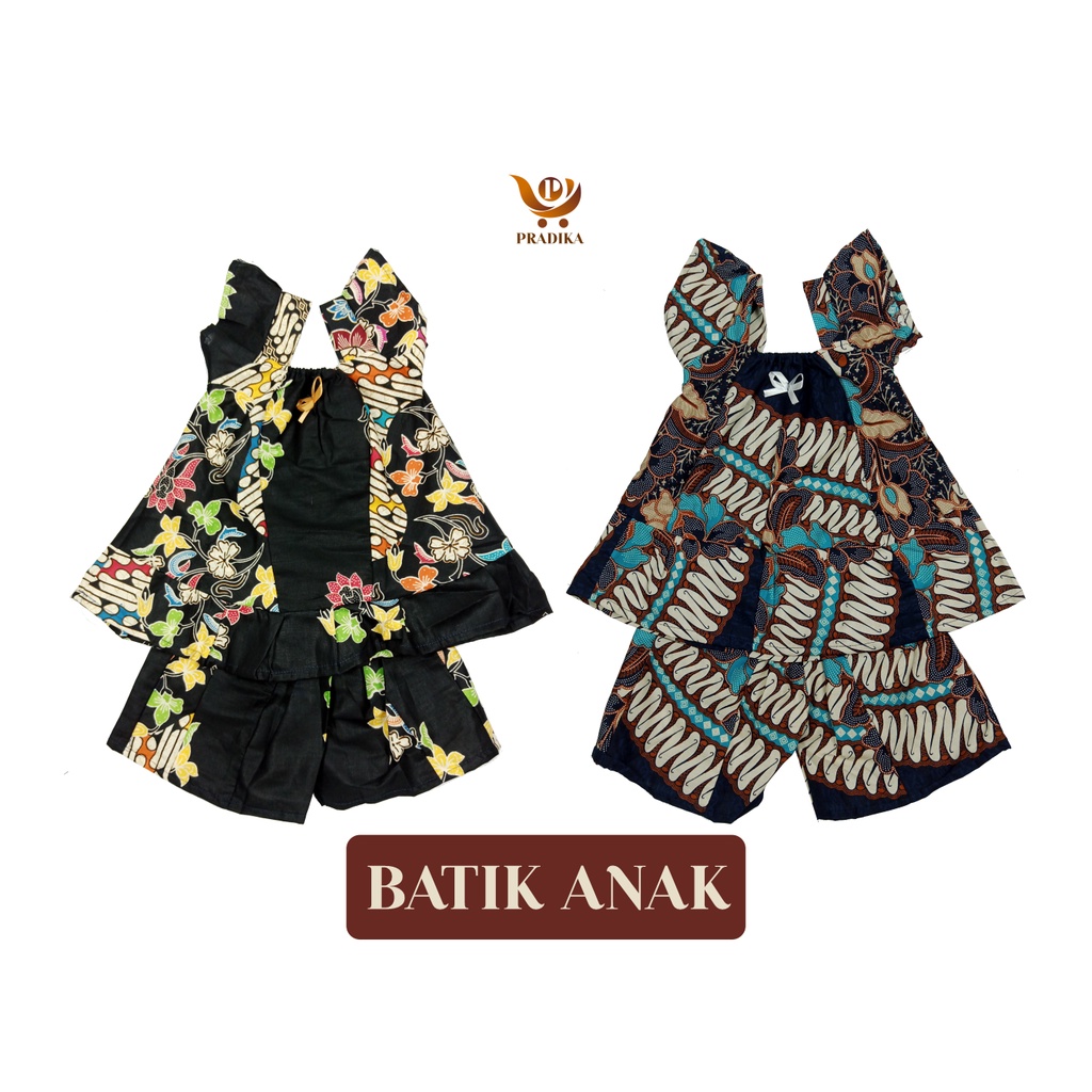 BATIK DRESS SETELAN BAYI/PAKAIAN BAYI USIA 4 BULAN-1 TAHUN/PAKAIAN BAYI PEREMPUAN/BATIK BAYI/PAKAIAN