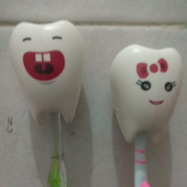 Flipper Toothbrush Holder Tooth Fairy 2 In 1 Tempat Sikat Gigi
