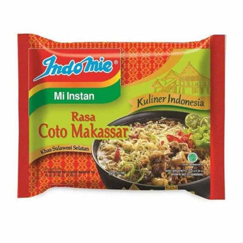 

Indomie Mie Instan Coto Makassar 75gr