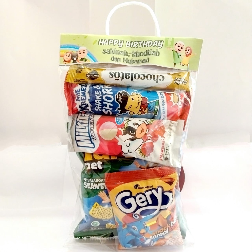 PAKET SNACK ANAK HAMPERS SNACK ANAK ULANG TAHUN KHITAN TASYAKURAN