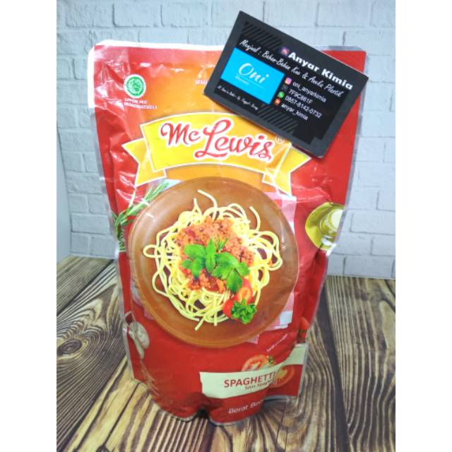 

MC LEWIS spaghetti saus kemasan 1 kg