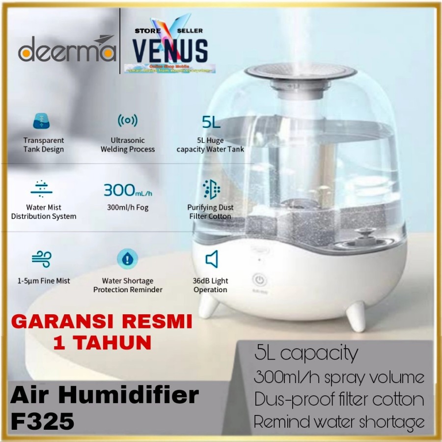 DEERMA F325 Aroma Diffuser Air Ultrasonic Humidifier 5L