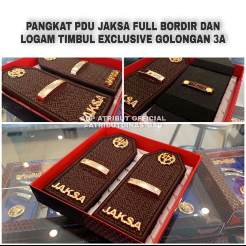 TERBARU Exclusive Pangkat PDU JAKSA Golongan 3A Best Quality Premium