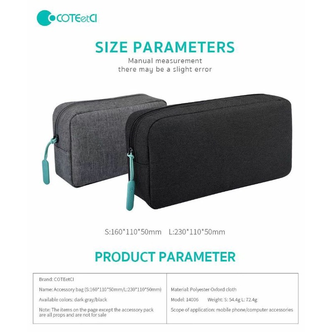 Jual COTEetCI 14006 Tas travel accessory storage bag tas tangan multifunctional original Indonesia|Shopee Indonesia