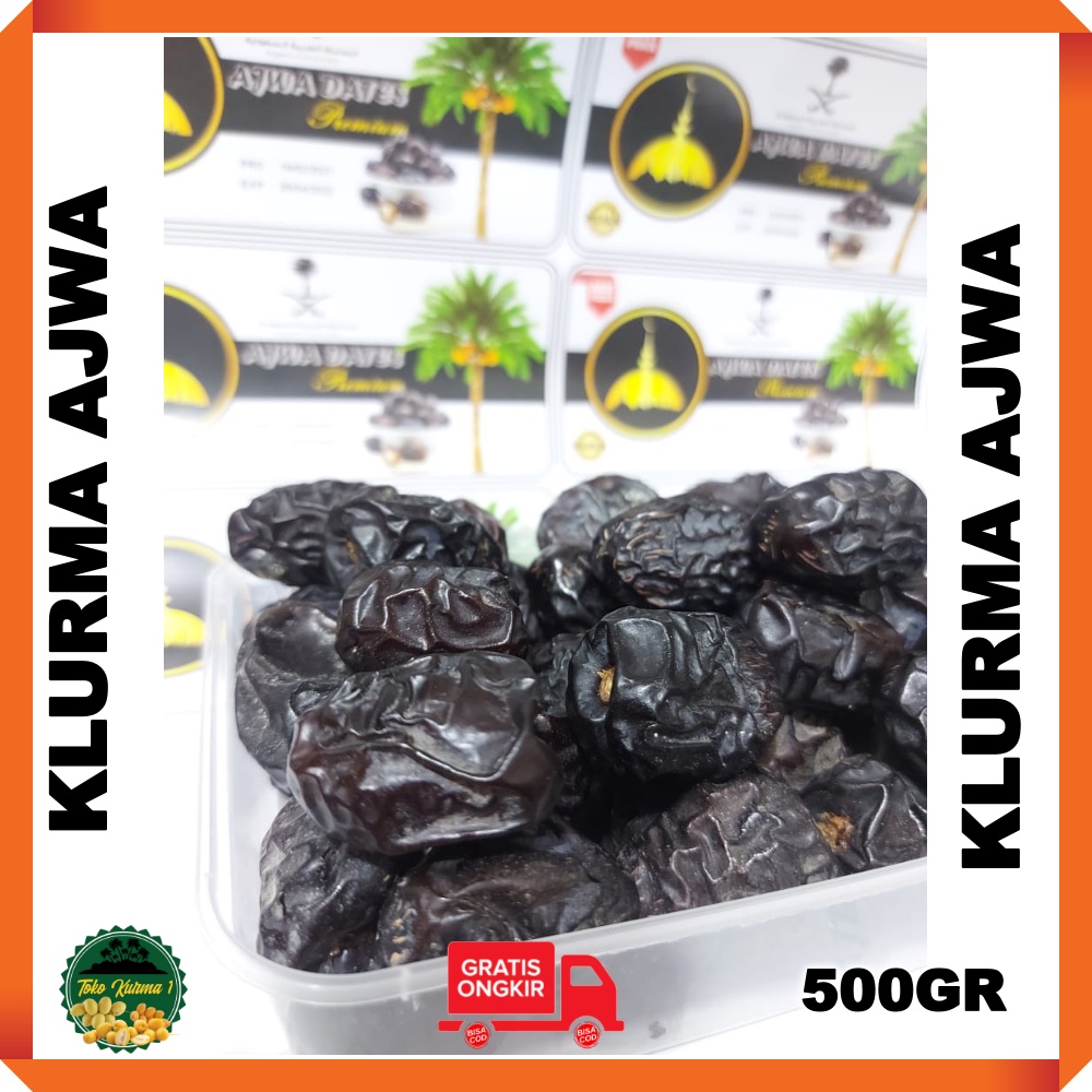 

[NEW] 500GR KURMA AJWA / NABI/ROSUL/ KUALITAS PREMIUM [KEMASAN BOX MIKA]