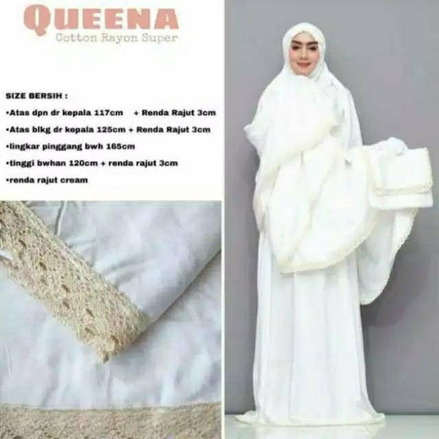 Mukena bali exclusif putih