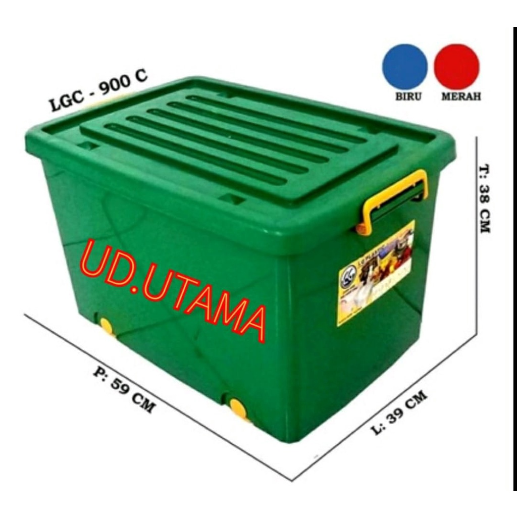 BOX CONTAINER RODA 51 LITER / BOX PENYIMPANAN / BOX SERBAGUNA FBL