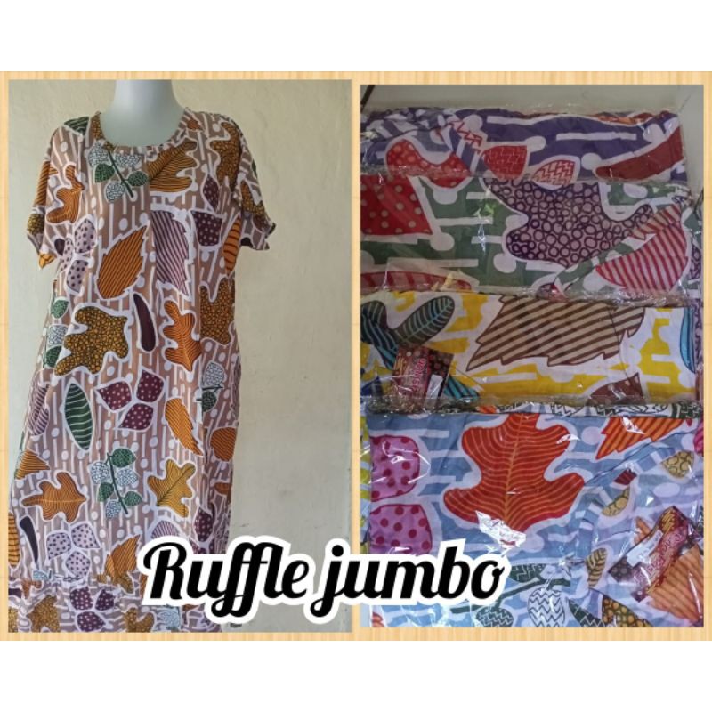 daster ruffle jumbo