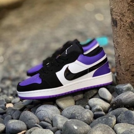 air jordan court purple low