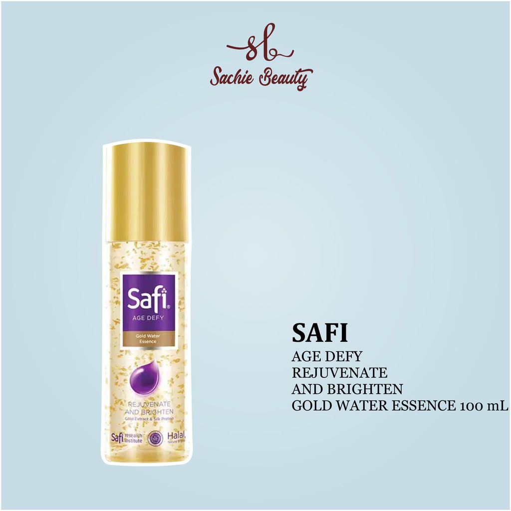 Safi Age Defy Gold Water Essence 100 ml/ Perawatan Wajah/ Skincare Bandung/Anti Aging/ Kecantikan