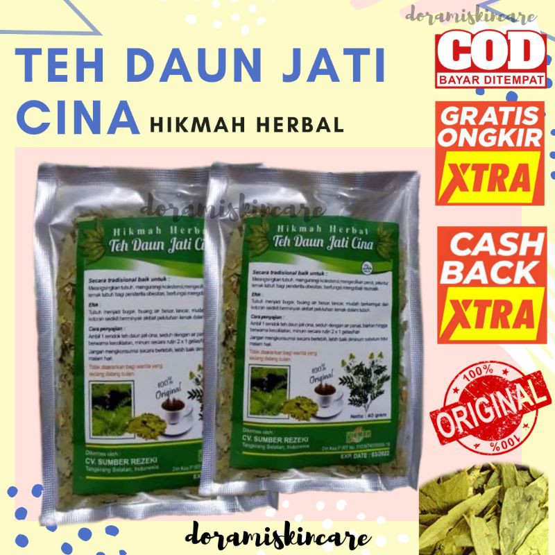 

Teh Daun Jati Cina original isi bersih 40gr