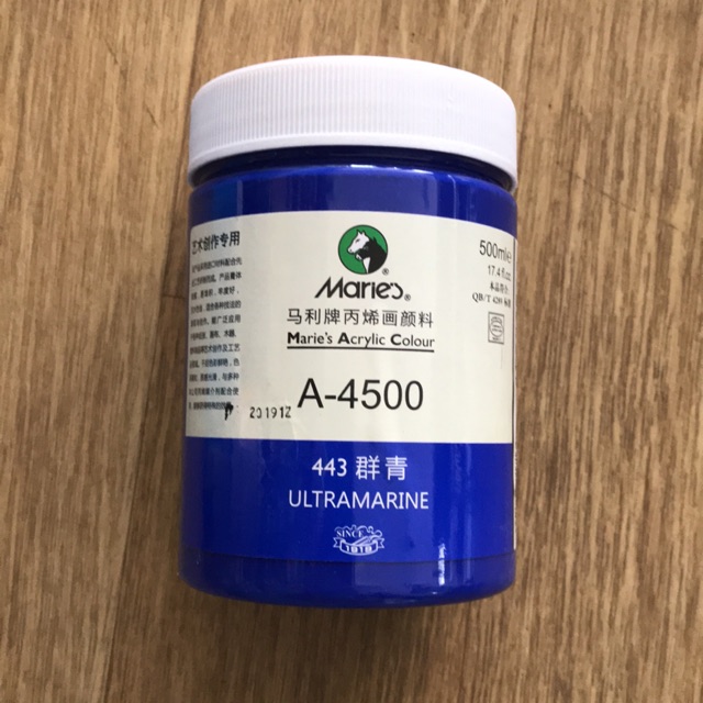 

Maries Acrylic Colour A4500 - 433 ( Ultramarine )