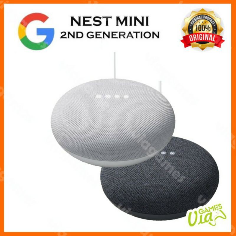 Google Nest Mini - Speaker Suara 360 Derajat dengan Google Assistant