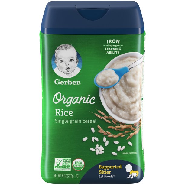 

JE09 Gerber ORGANIC RICE Cereal 227 GR