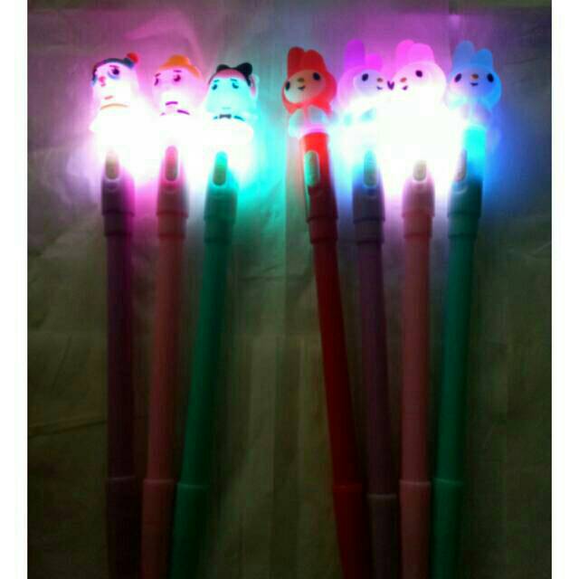 

Bolpen Lampu Nyala Gel/ Bolpen Glitter Termurah