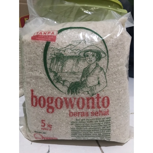 

Beras Organik Beras Bogowonto