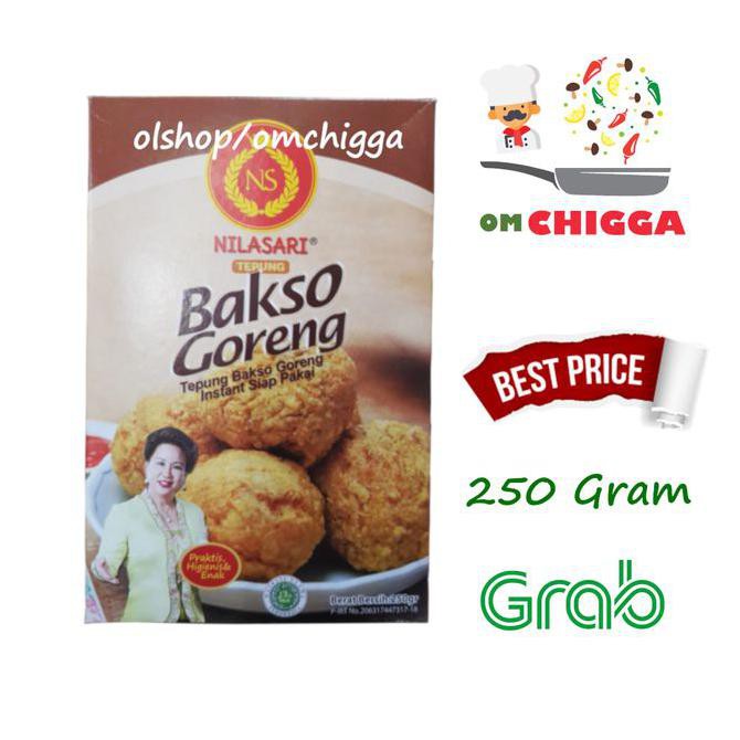 

READY STOCK NILASARI BAKSO GORENG 250 GR || TEPUNG BUMBU INSTAN TP48