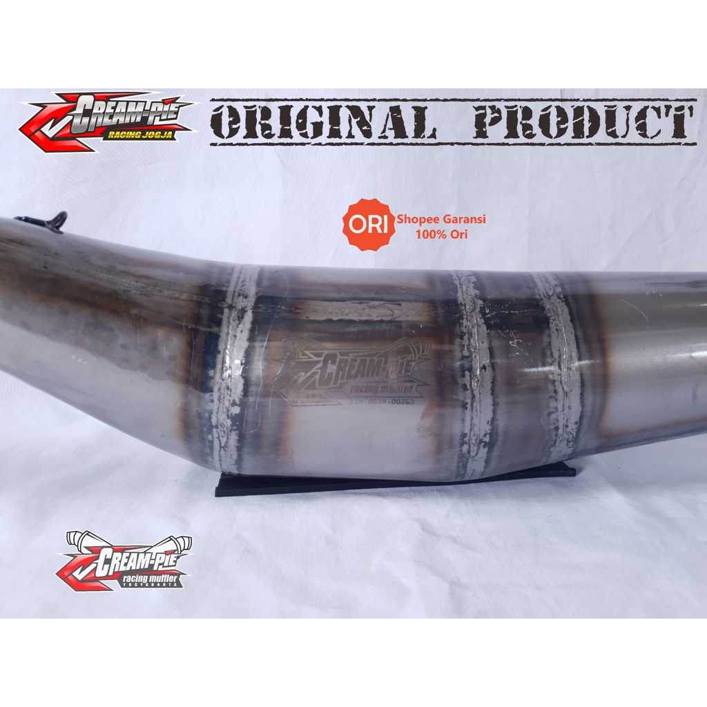 Knalpot Creampie RX King Kolong 3v3 Cacing ORIGINAL-2