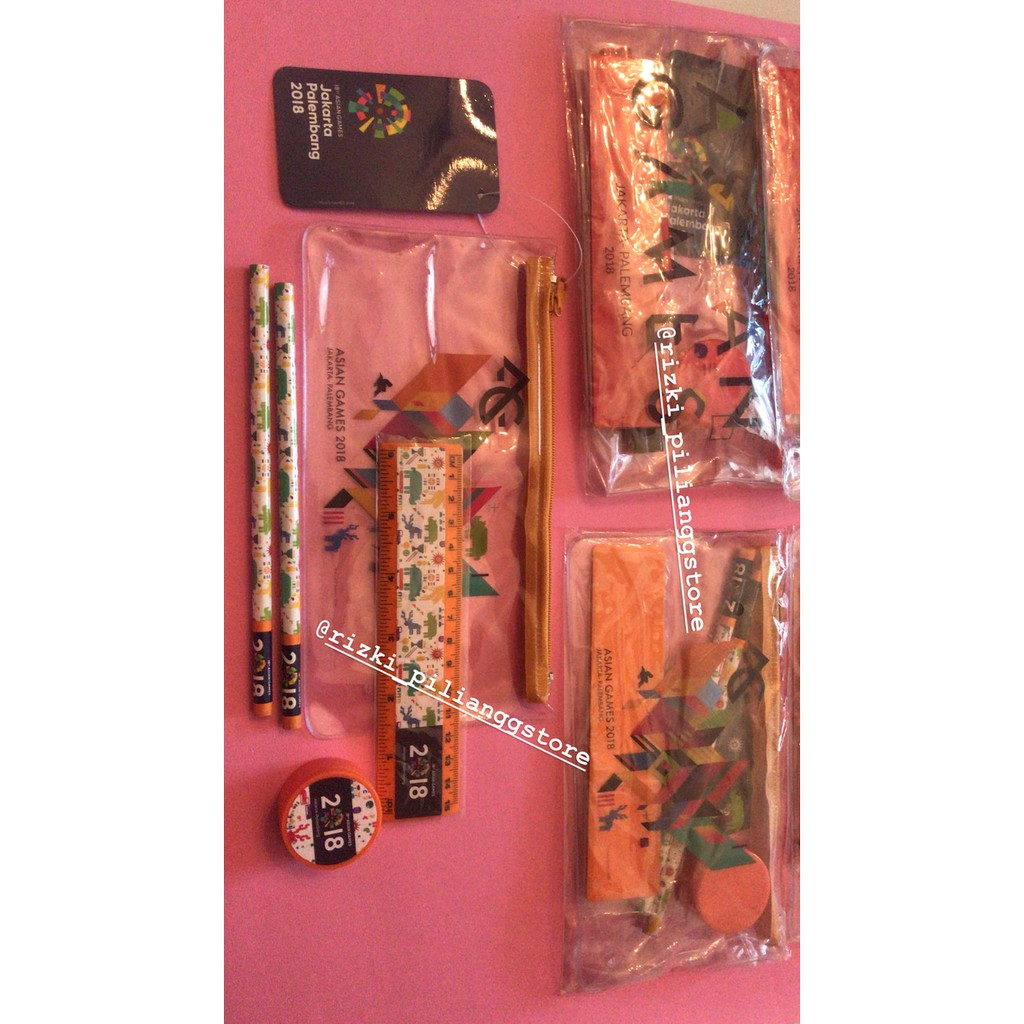 

KOTAK PENSIL SET MASKOT MERCHANDISE ASIAN GAMES ISI PENSIL-PENGGARIS