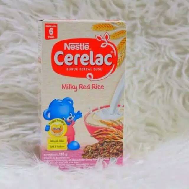 Nestle cerelac milky red rice 120 gr