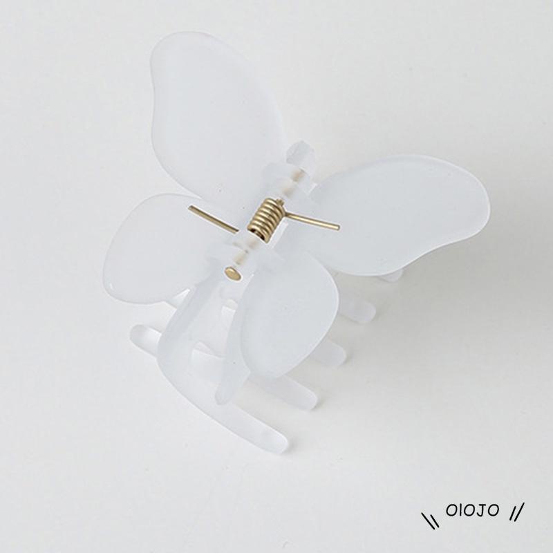 【COD】Aksesoris Jepit Rambut Belakang Kepala Bentuk Hiu Butterfly Warna Permen