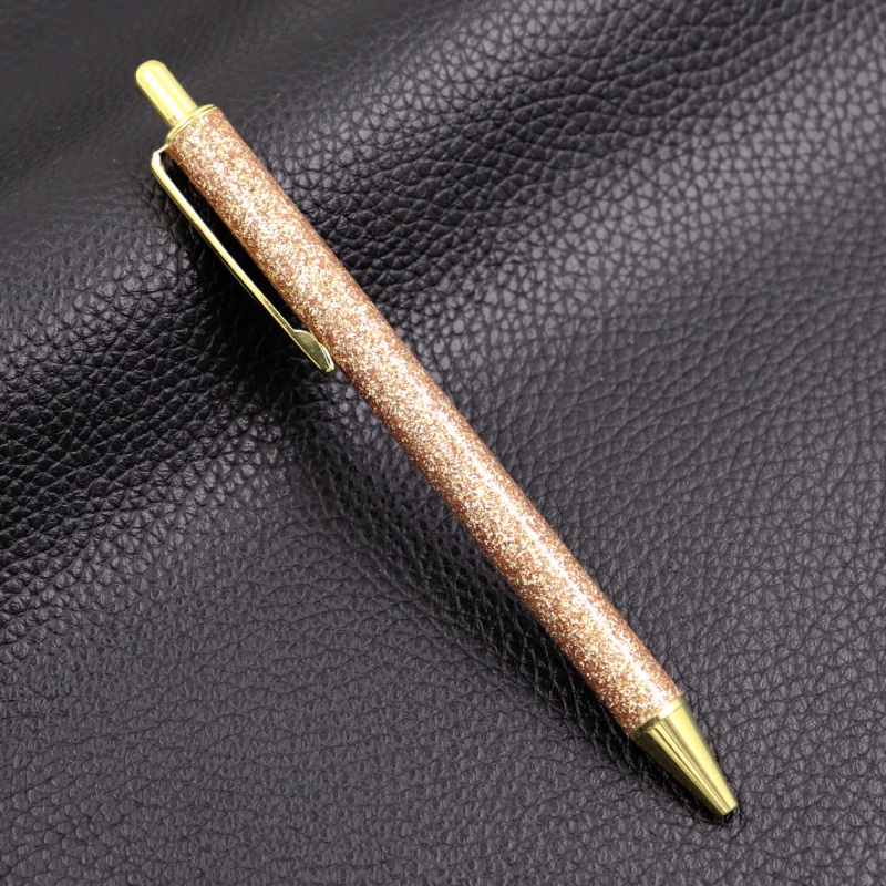 Pulpen Tekan Bahan Metal Ukuran 1.0mm Untuk Sekolah / Kantor