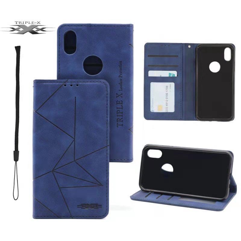 XIAOMI REDMI Note 3 4 4X 5 5A 5 PRO 6 7 PRO Flip Cover Magnet Bahan Asli Kulit