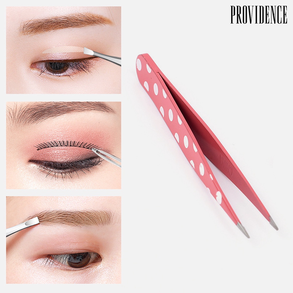 2pcs / Set Pinset Cukur Alis Bahan Stainless Steel Anti Slip Tahan Karat Untuk Wanita