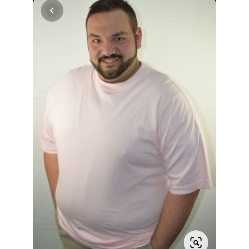 Kaos jumbo katun 24s premium warna pink