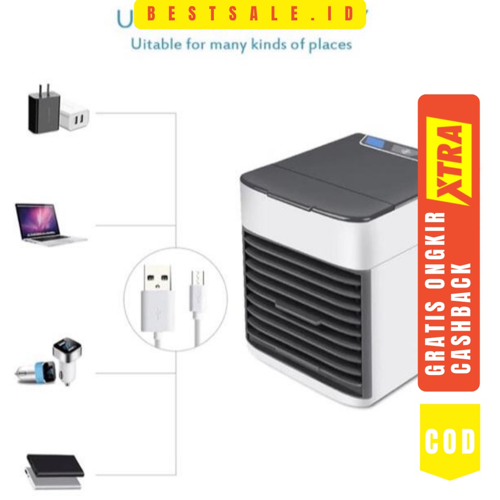 Arctic Air Ultra 2X Power Kipas Mini AC Cooler Portable Anti Bocor - Pendingin Ruangan Portable