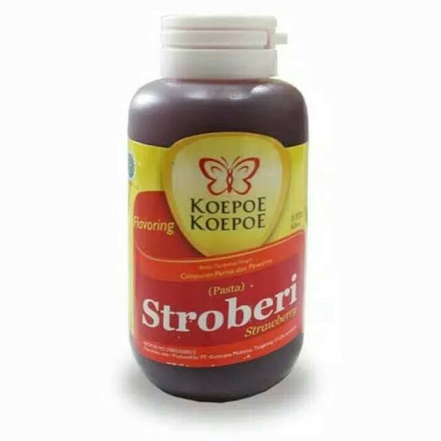 

Perisa Pasta KOEPOE Stroberi 60ml Strawberi Strawbery Strawberry