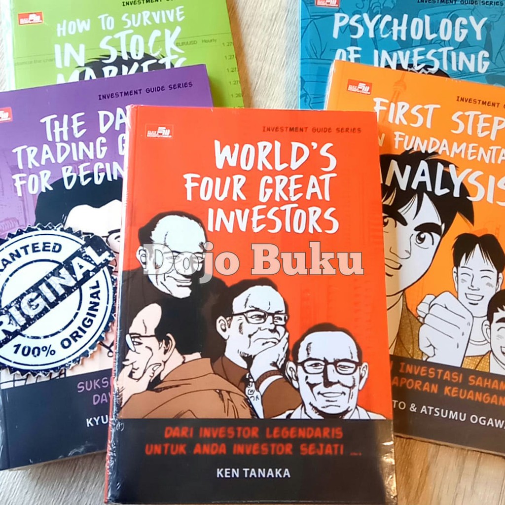 Buku Komik Investasi Investment Guide Series ARATA YAGUCHI Saham Trading