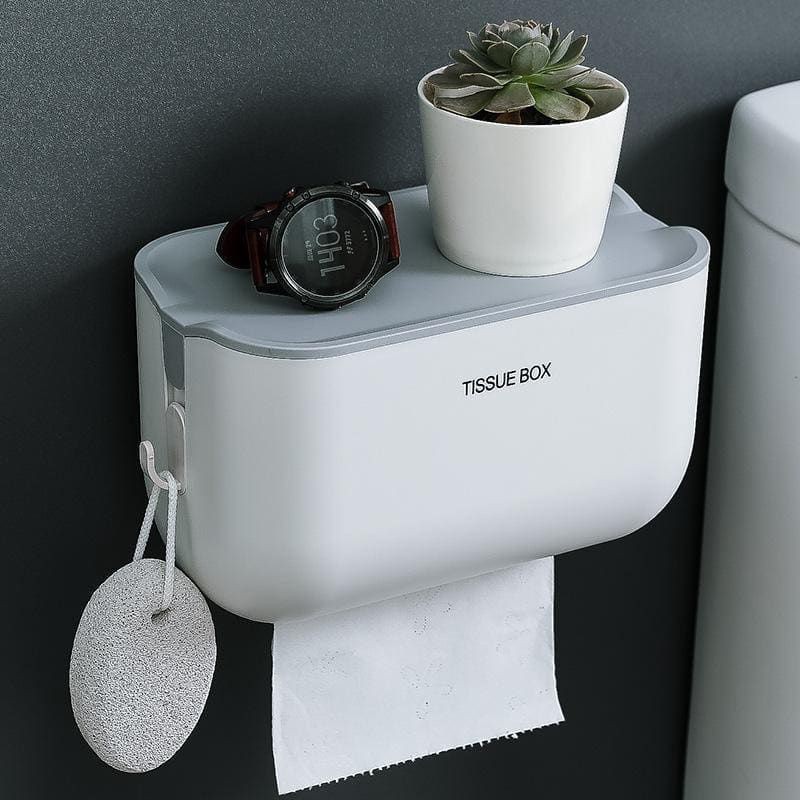 kotak Tisu/tissue toilet roll portable tempel dinding