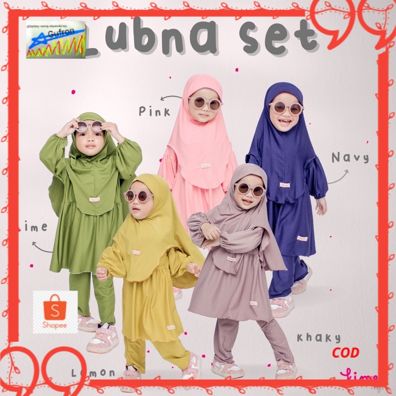 KIMEHIJAB Gamis Anak murah Oneset Lubna