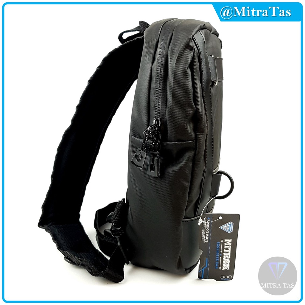Tas Selempang Mitrax Divo V2 Kulit Sintetis Bimo Tebal l Sling bag Pria dan Wanita dengan Kualitas Terbaik l Tas Sling bag Besar!