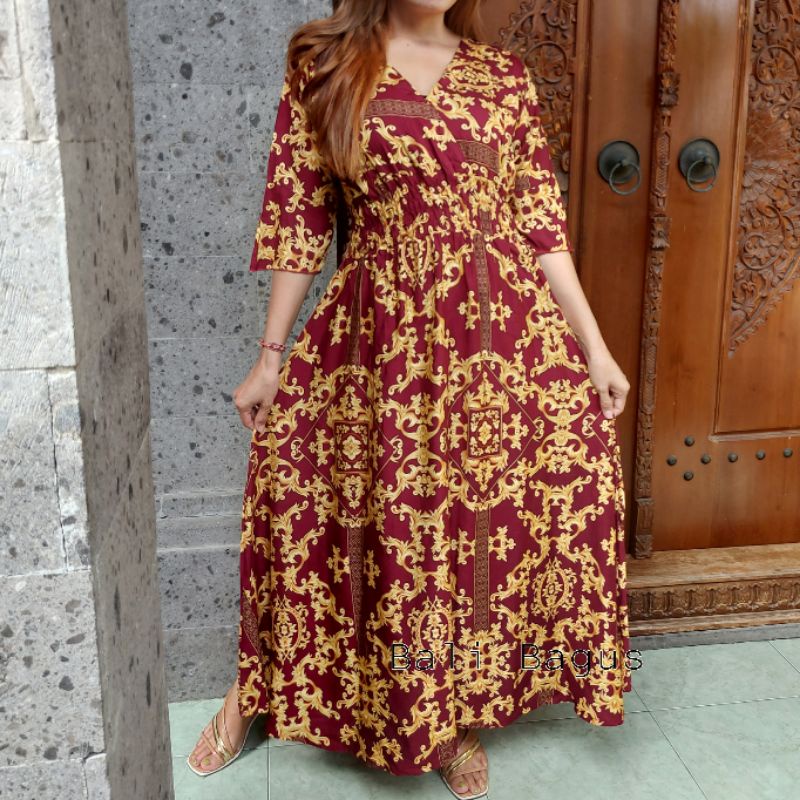 GAMIS BALI / DRES MOZA ( lengan lonceng)-6
