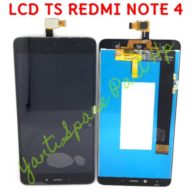 Lcd Touchscreen Xiaomi Redmi Note 4 Mediatek Fullset Original New