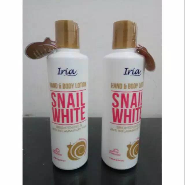 IRIA HAND & BODY LOTION SNAIL WHITE 200ML