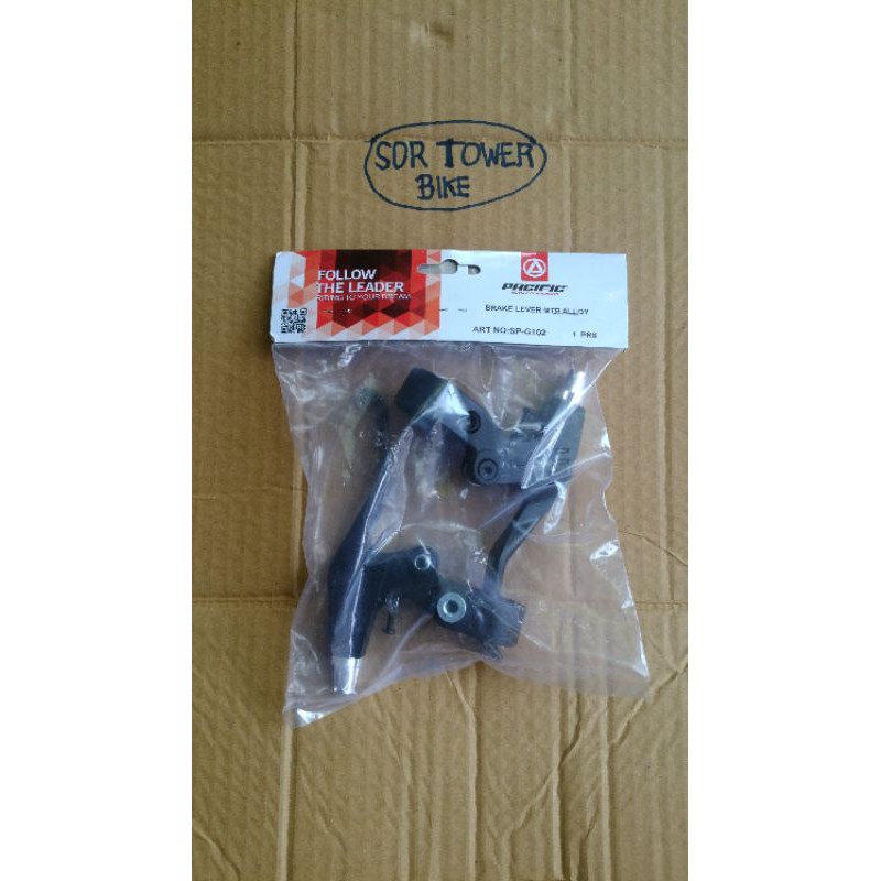 Brake lever handle rem Pacific alloy + PVC