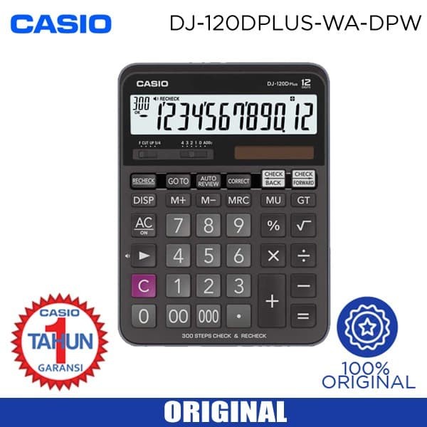 

CODE693 KALKULATOR CASIO DJ 120DPLUS