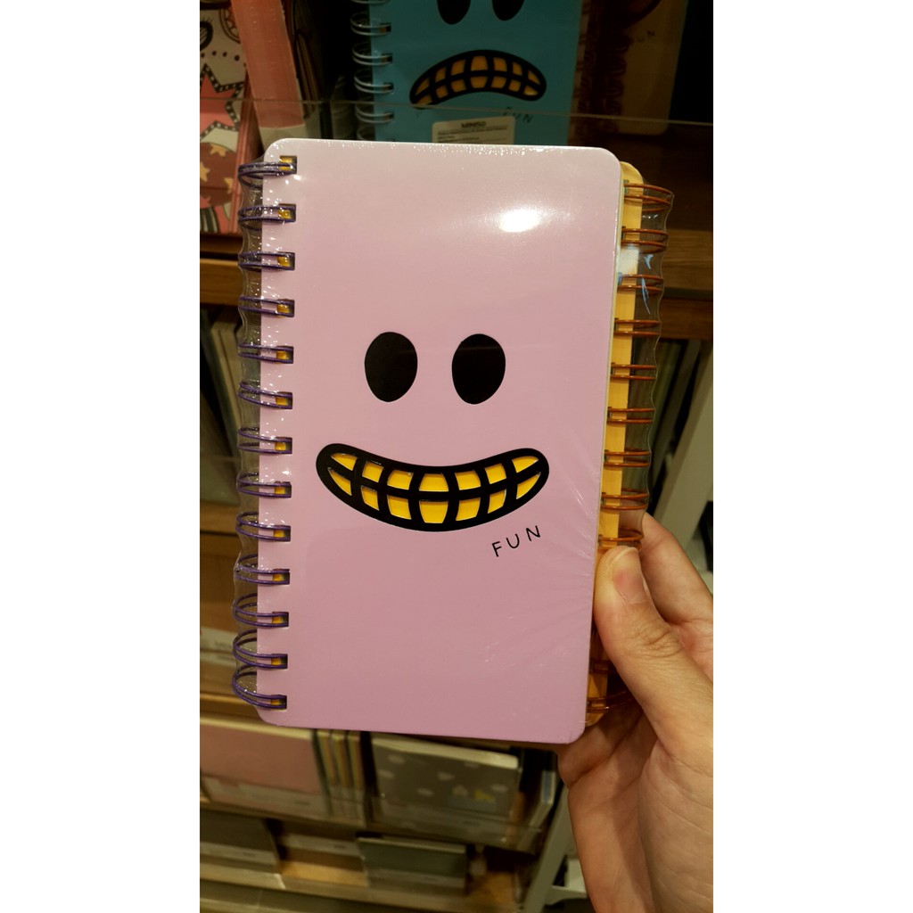

MINISO ORIGINAL! 1set isi 2buku. smiling life series spiral notebook. Buku tulis miniso murah
