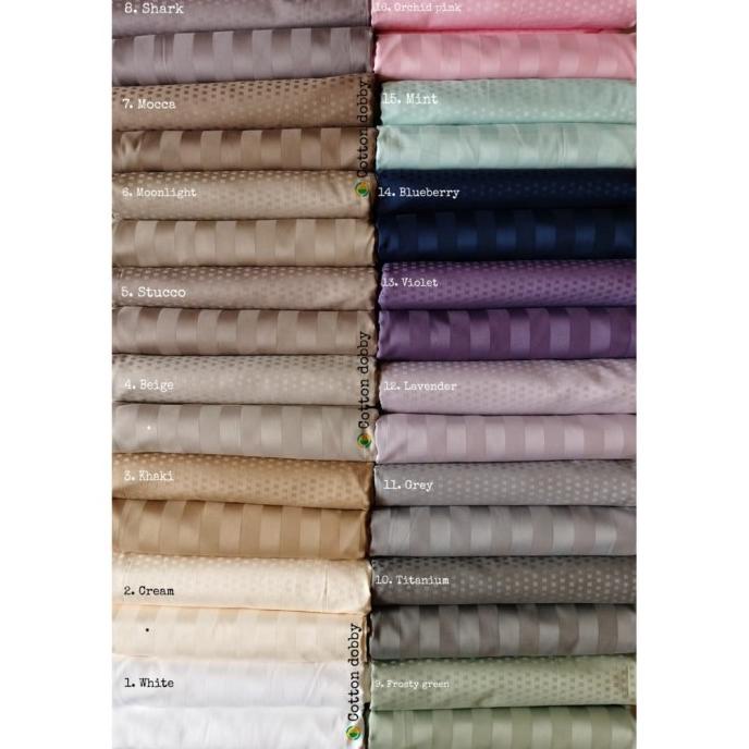 Kain Dobby Salur Dot Meteran