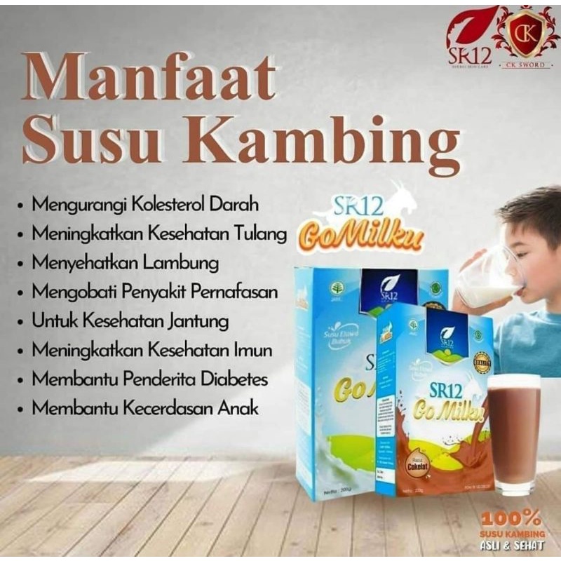 

GO MILK SUSU KAMBING RASA COKELAT SR12/OBAT SAKIT LAMBUNG/PENAMBAH NAFSU MAKAN/MEMBANTU KECERDASAN ANAK