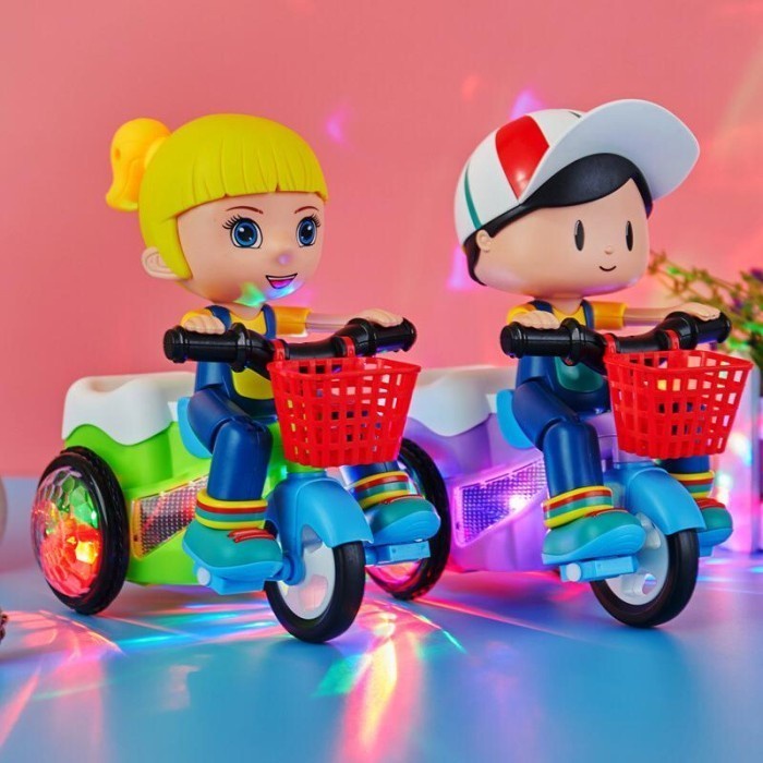 Mainan Anak Sepeda Stunt Akrobotik Girl