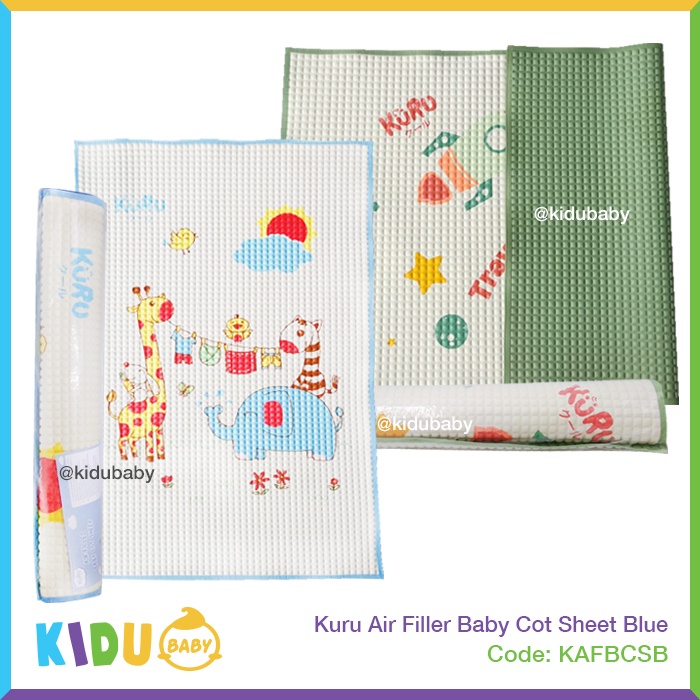 Kuru Air Filler Baby Cot Sheet Perlak Organic Alas Ompol Bayi dan Anak Kidu Baby